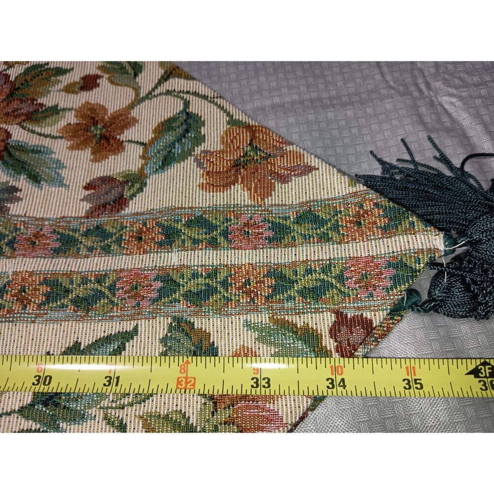 Table Runner, Embroidery, Fall Colors, 70 Inches - Picture 6 of 6